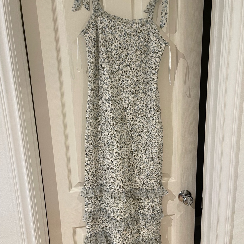 Abercrombie & Fitch Blue Floral Dress